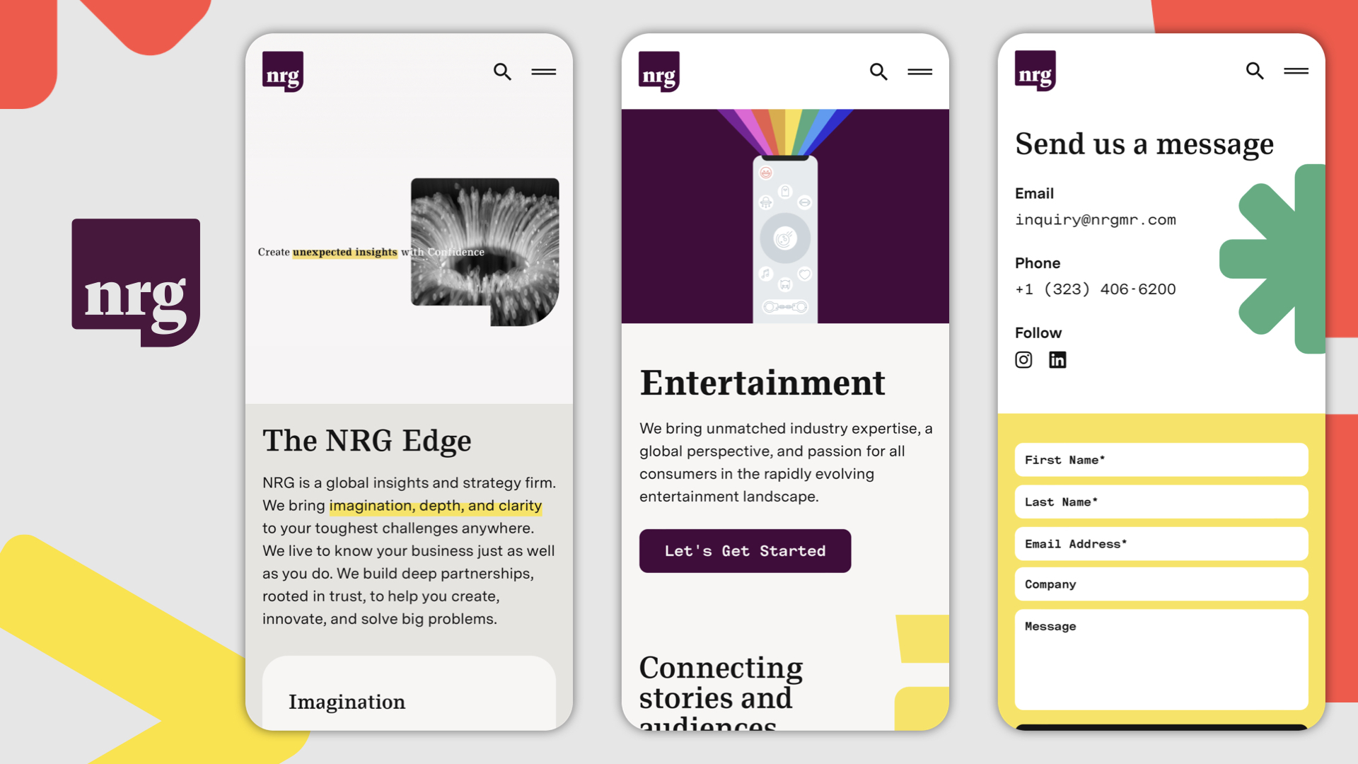 NRG Brand Identity & Website Redesign