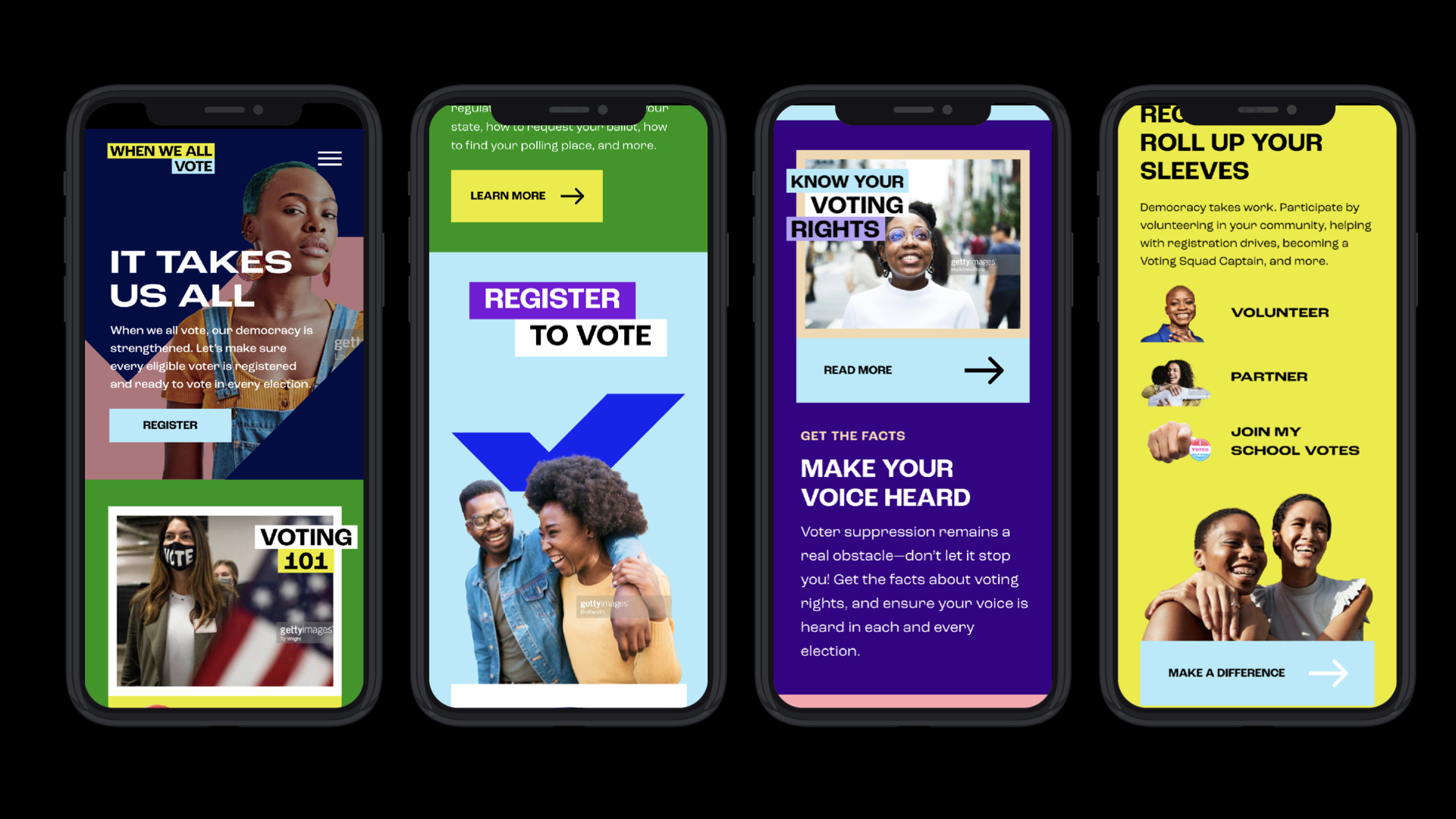 When We All Vote Website Redesign